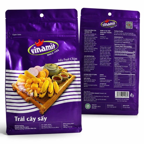Trái Cây Sấy Vinamit Gói 500G
