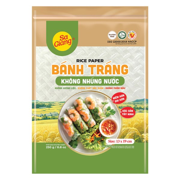 Bánh Tráng Sa Giang Không Nhúng Nước Gói 250G