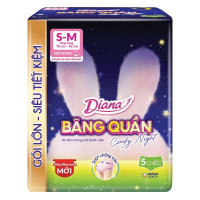 (Only Emartmall) Băng Vệ Sinh Quần Diana Comfy Night S-M 5 Miếng