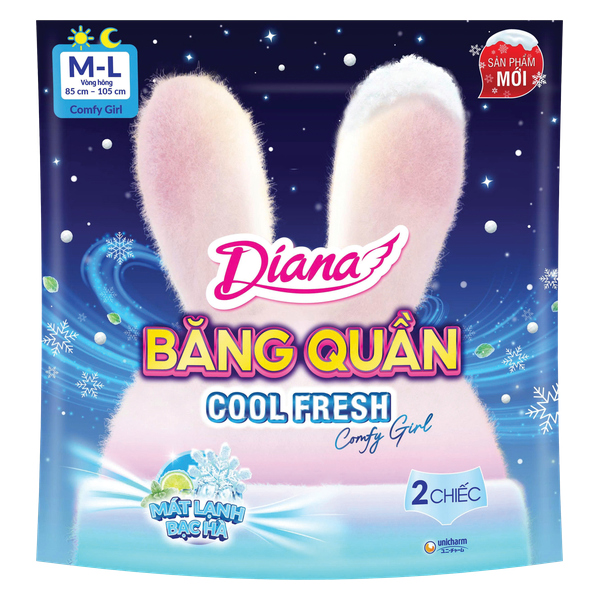 Băng Vệ Sinh Quần Diana Comfy Girl M-L 2 Miếng
