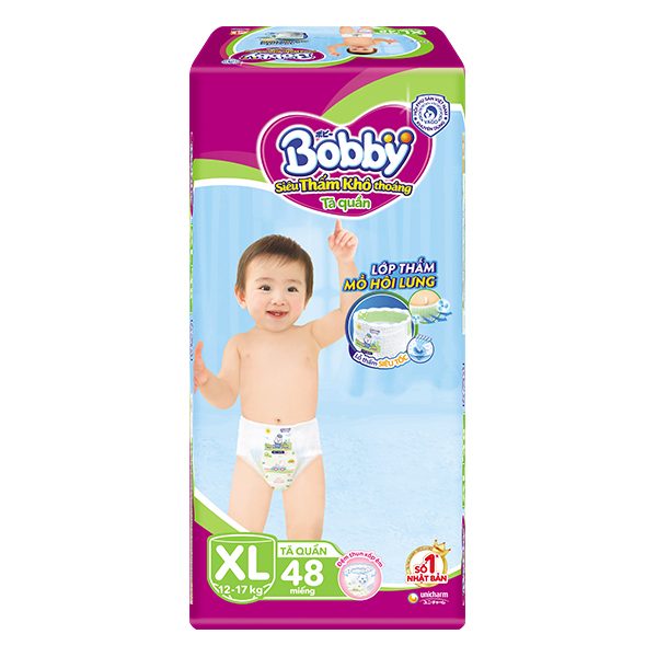 Tã Quần Bobby XL48 (12-17Kg)