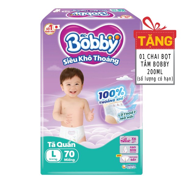 Tã Quần Bobby Super Jumbo L70