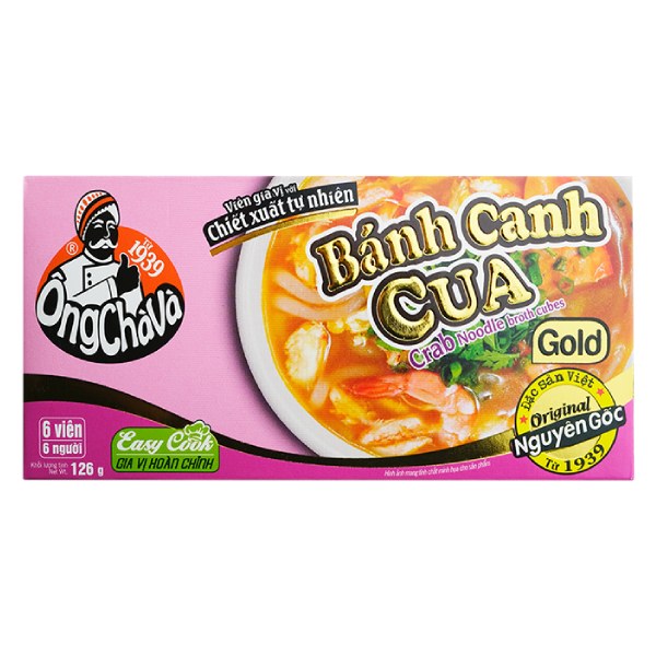 Viên Gia Vị Gold Ông Chà Và Canh Cua 126G