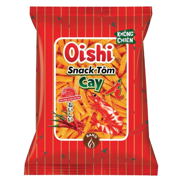 Snack Oishi Tôm Cay Gói 68G