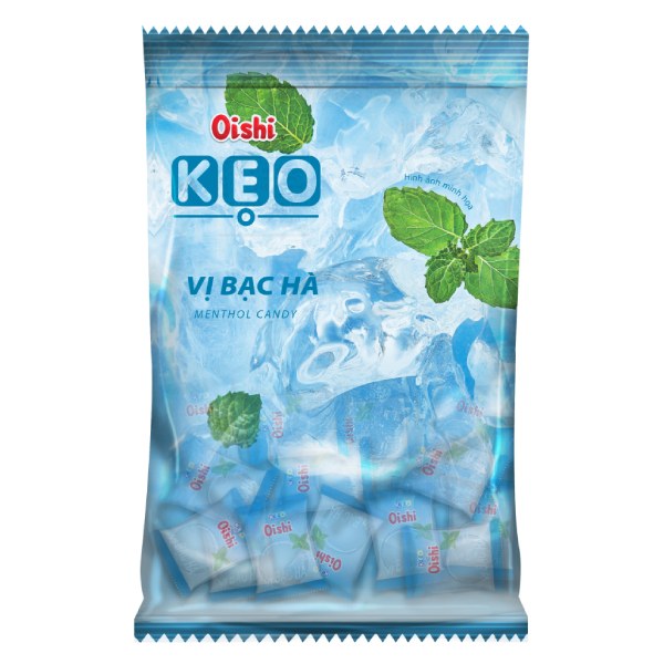Kẹo Oishi Bạc Hà Gói 145G