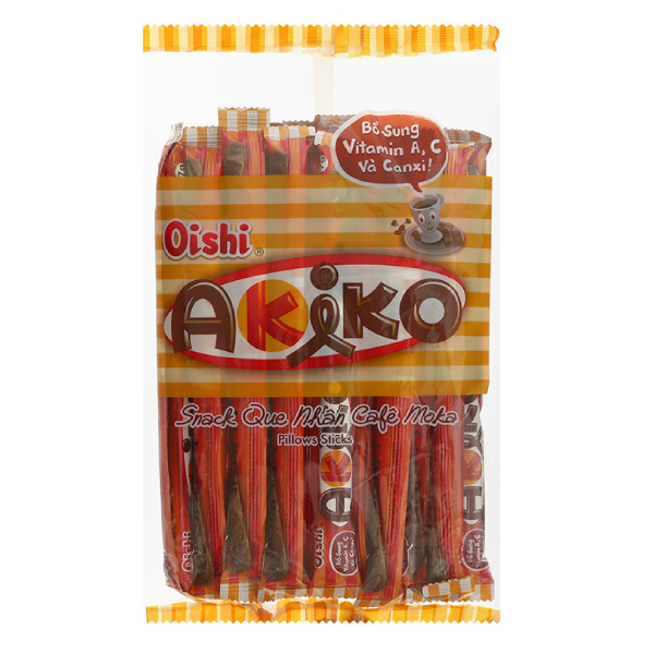 Bánh Que Akiko Nhân Cà Phê Moka Gói 140G