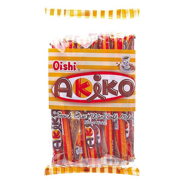 Bánh Snack Que Akiko Nhân Cà Phê Moka 140G