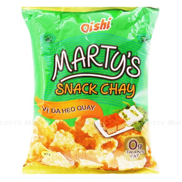 Snack Oishi Chay Vị Da Heo Quay 110G