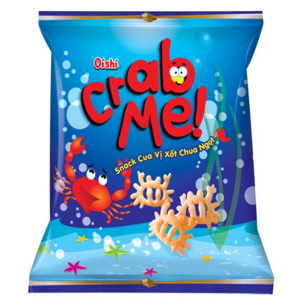Snack Oishi Cua Xốt Chua Ngọt Gói 68G