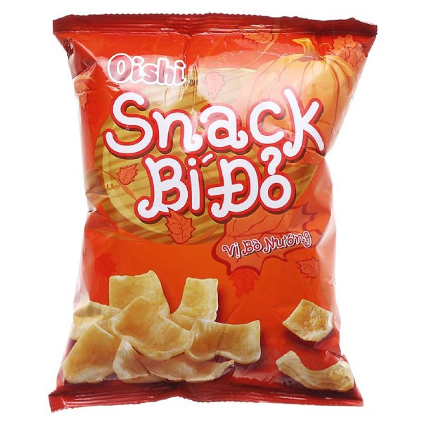 Snack Oishi Bí Đỏ Vị Bò Nướng Gói 35G