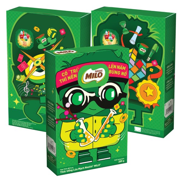 (Mẫu Tết) Thức Uống Lúa Mạch Milo Hộp 285G