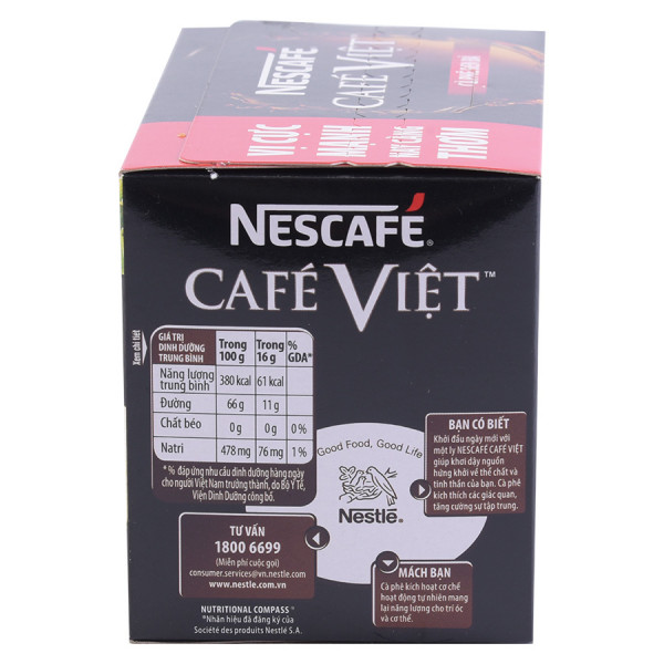 Cà Phê Nescafe 2IN1 Việt Hộp 15 Gói*16G