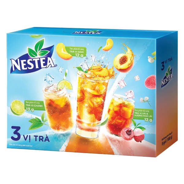 Trà Hòa Tan Nestea 3 Vị Hộp 100G