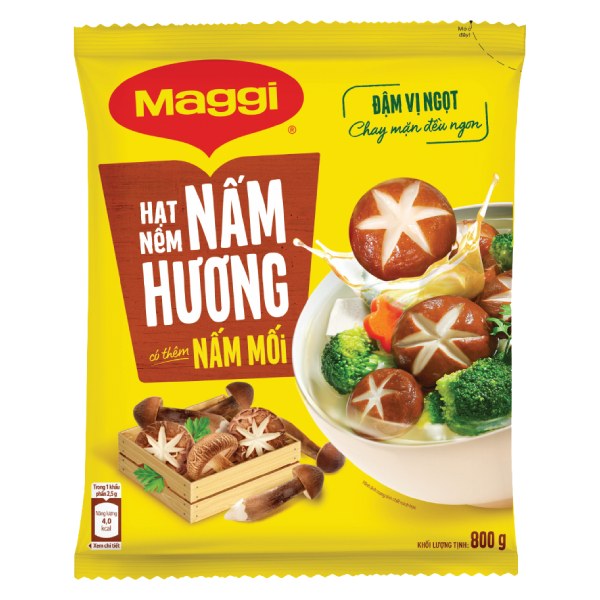 Hạt Nêm Maggi Nấm Hương Nấm Mối Gói 800G