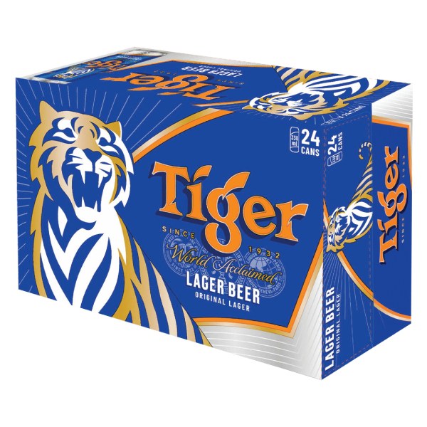 Bia Tiger Cao Thùng 24 Lon 330Ml