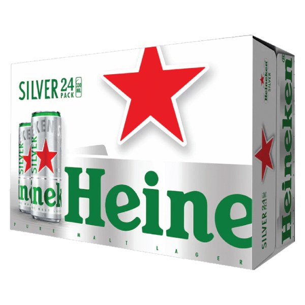 Bia Heineken Silver Thùng 24 Lon 330Ml 