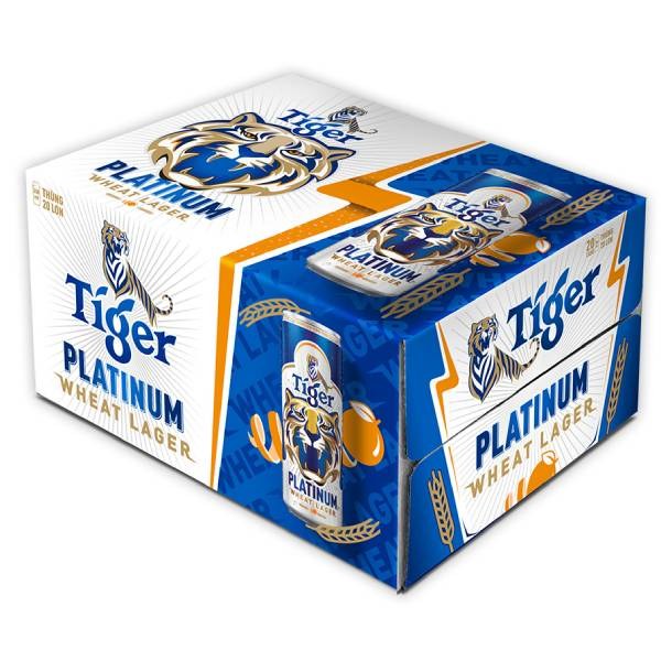 Bia Tiger Platinum Thùng 20 Lon 330Ml