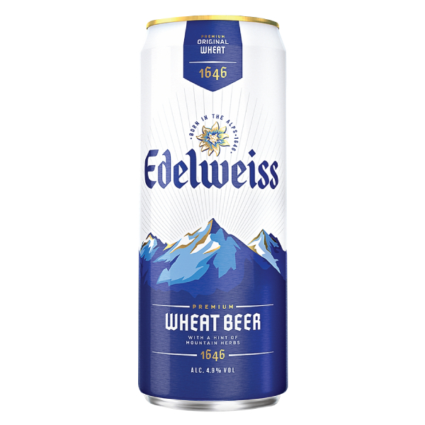 Bia Edelweiss Lon 330Ml