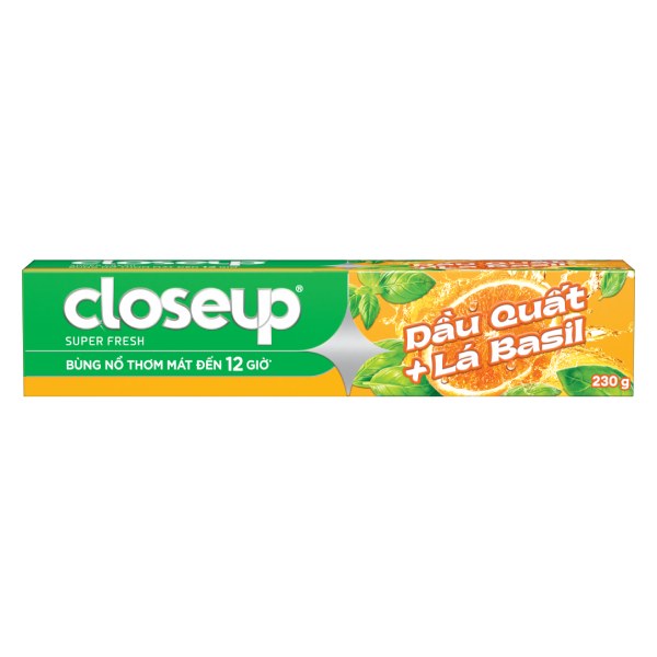 Kem Đánh Răng Close Up Dầu Quất & Lá Basil 230G