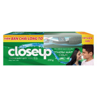 Bộ Kem Đánh Răng & Bàn Chải Đánh Răng Close Up Bạc Hà 230G