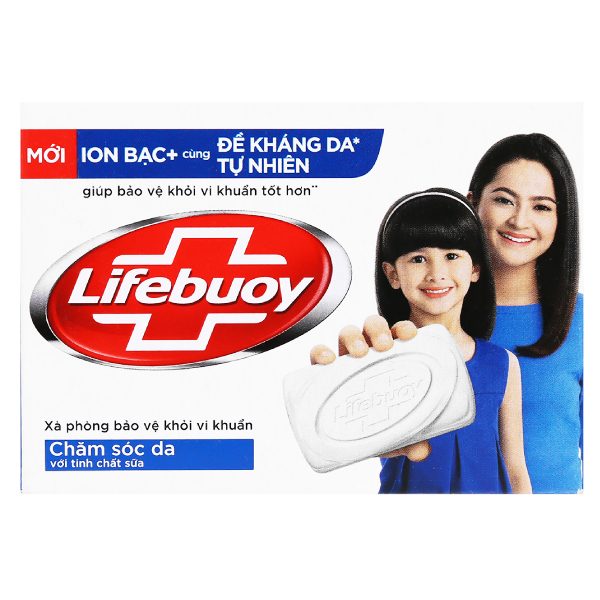 Xà Bông Cục Lifebuoy Chăm Sóc Da 90G
