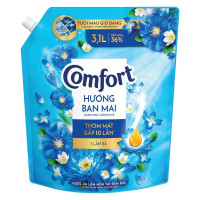 Nước Xả Vải Comfort Một Lần Xả Hương Ban Mai Túi 3.1L