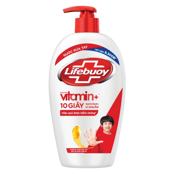 Nước Rửa Tay Lifebuoy Bảo Vệ Vượt Trội 450G