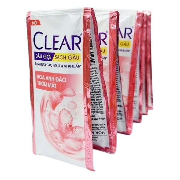 Lô 10 Dầu Gội Clear Hoa Anh Đào Gói 6G