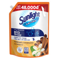 (Only Emartmall) Nước Lau Sàn Sunlight Tinh Dầu Thảo Mộc Hương Quế & Cam Túi 3.4Kg