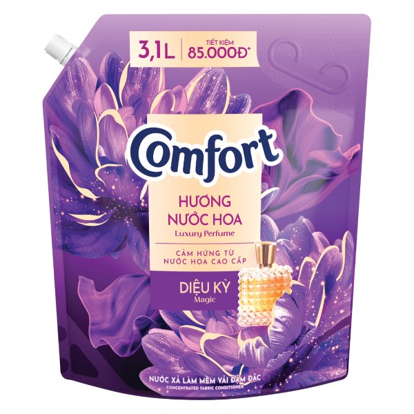 Nước Xả Vải Comfort Hương Thiên Nhiên Diệu Kỳ 3.1L