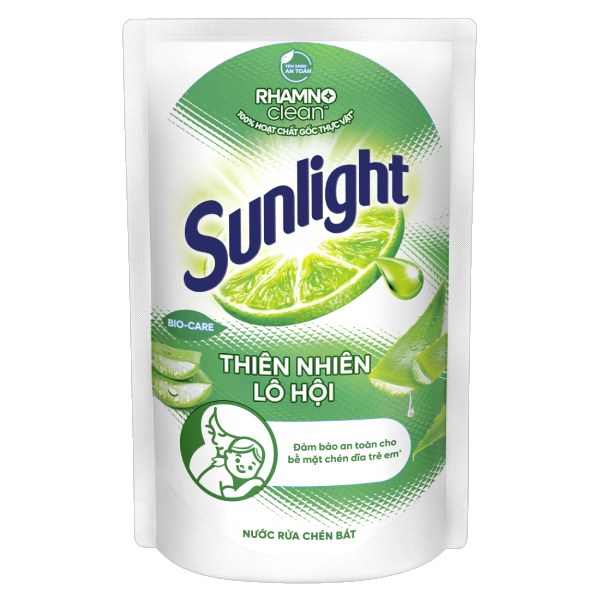 Nước Rửa Chén Sunlight Thiên Nhiên Lô Hội Túi 720G