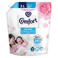 (Only Emartmall) Nước Xả Vải Comfort Dịu Nhẹ Thơm Dịu Êm Cho Cả Gia Đình Túi 3L