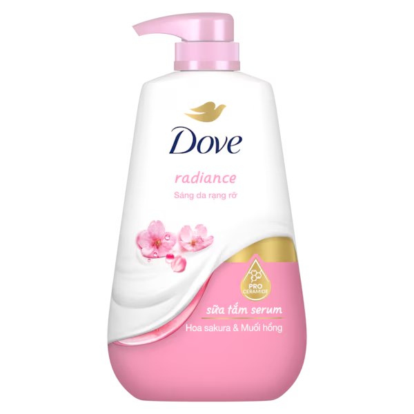 Sữa Tắm Serum Dove Hoa Sakura & Muối Hồng 500G