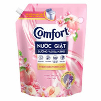 (Only Emartmall) Nước Giặt Comfort Dưỡng Vải Anh Đào & Đào Tươi Túi 3Kg