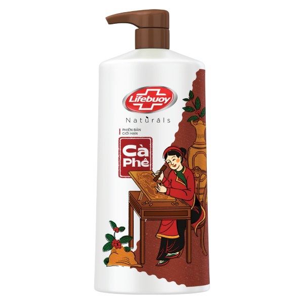 Sữa Tắm Lifebuoy Thiên Nhiên Cà Phê 800G
