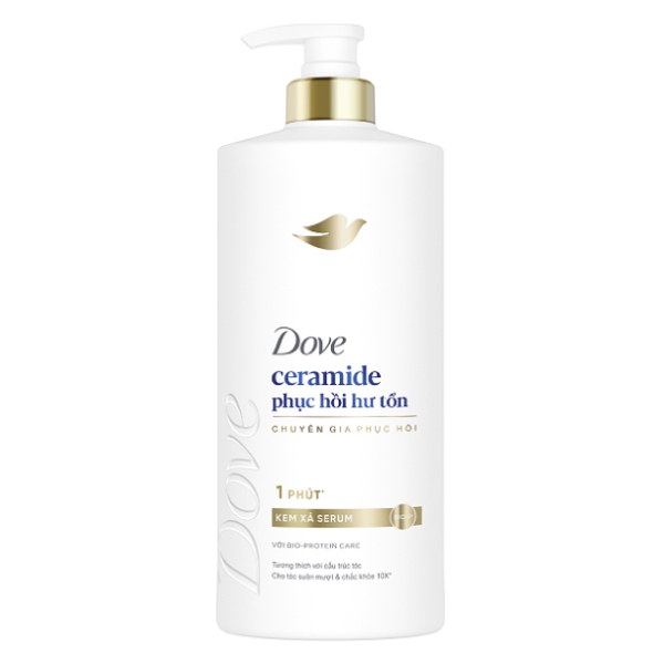Kem Xả Dove Ceramide Phục Hồi Hư Tổn 610G