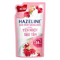 Sữa Tắm Hazeline Yến Mạch Dâu Tằm Dưỡng Sáng Da Túi 900G