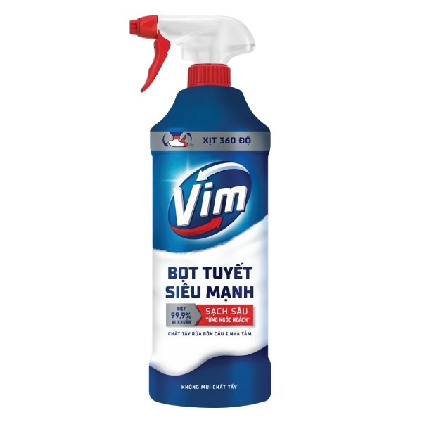 Tẩy Toilet Vim Bọt Tuyết 500Ml