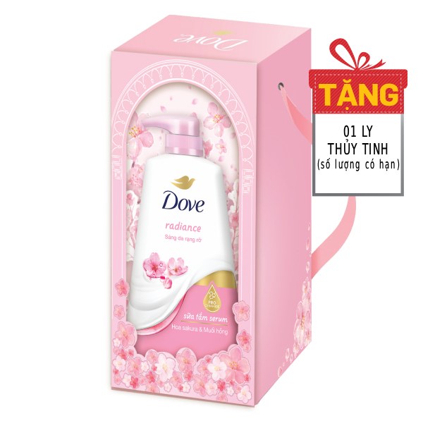 Hộp Quà Sữa Tắm Dove Serum Radiance 500G