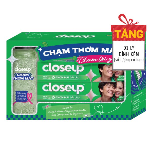 Lô 2 Kem Đánh Răng Close Up Bạc Hà 230G