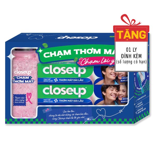 (Only Emartmall) Lô 2 Kem Đánh Răng Close Up Băng Tuyết 230G