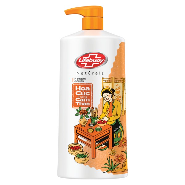 Sữa Tắm Lifebuoy Hoa Cúc Và Cam Thảo 800G