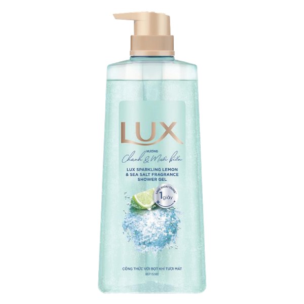 Sữa Tắm Lux Sparkling Muối Biển Và Chanh 700G