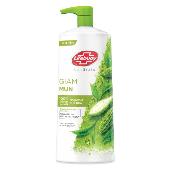 Sữa Tắm Lifebuoy Trà Xanh Khổ Qua Chai 1Kg