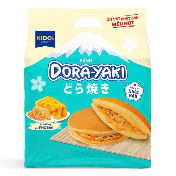 Bánh Kido Dorayaki Chà Bông Xốt Phô Mai Gói 150G