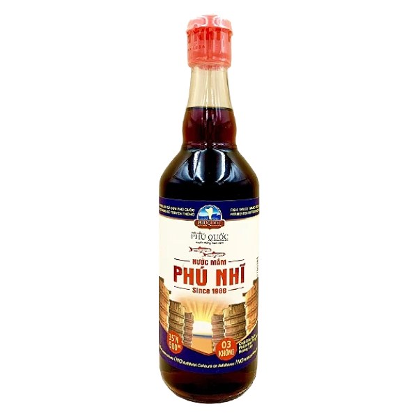 Nước Mắm Phú Nhĩ 35 Độ Đạm Chai 500Ml