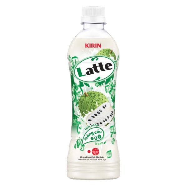 Nước Trái Cây Kirin Latte Mãng Cầu Chai 430Ml