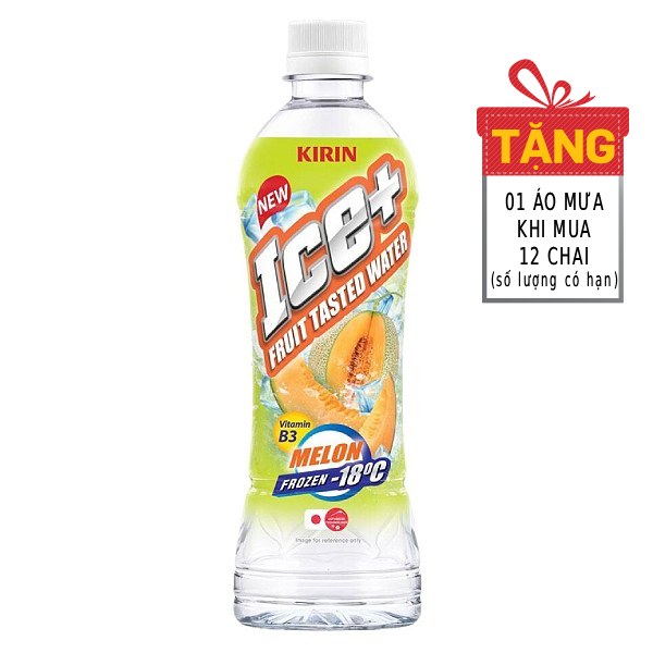 Nước Trái Cây Kirin Ice+ Dưa Lưới 490Ml