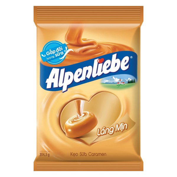 Kẹo Cứng Alpenliebe Caramen Túi 304.5G