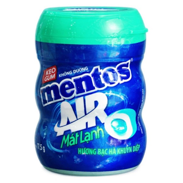 Kẹo Cao Su Mentos Bạc Hà Khuynh Diệp Hũ 61.25G